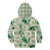 Aloha Hawaii Paniolo Mint Palaka Kid Hoodie Coastal Rodeo - Polynesian Pride