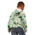 Aloha Hawaii Paniolo Mint Palaka Kid Hoodie Coastal Rodeo - Polynesian Pride