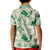 Aloha Hawaii Paniolo Mint Palaka Kid Polo Shirt Coastal Rodeo - Polynesian Pride