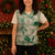 Aloha Hawaii Paniolo Mint Palaka Christmas Knitted V-Neck Vest Coastal Rodeo - Polynesian Pride
