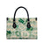 Aloha Hawaii Paniolo Mint Palaka Leather Bag Coastal Rodeo - Polynesian Pride