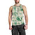 Aloha Hawaii Paniolo Mint Palaka Men Tank Top Coastal Rodeo - Polynesian Pride