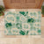 Aloha Hawaii Paniolo Mint Palaka Rubber Doormat Coastal Rodeo - Polynesian Pride
