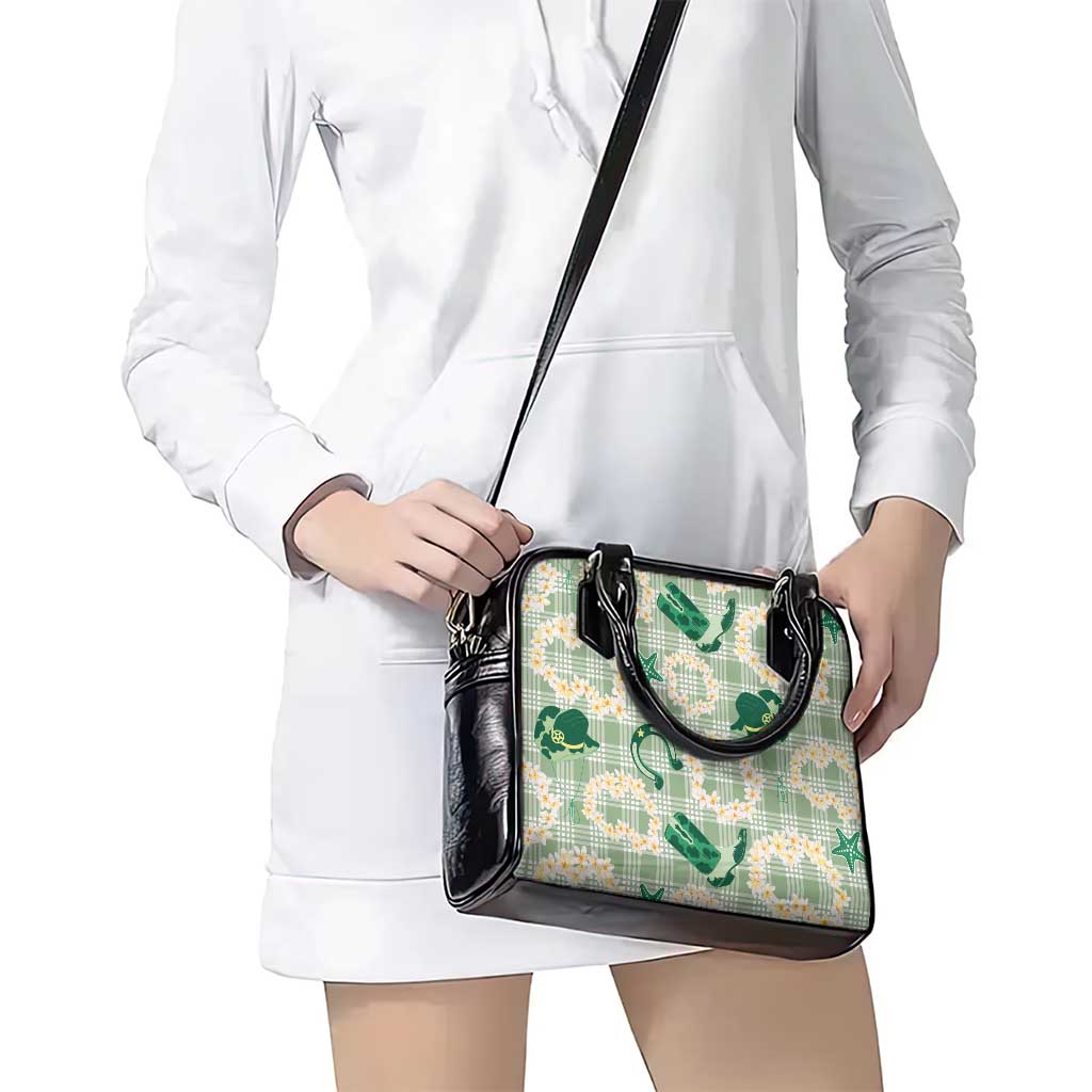 Aloha Hawaii Paniolo Mint Palaka Shoulder Handbag Coastal Rodeo - Polynesian Pride