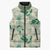 Aloha Hawaii Paniolo Mint Palaka Sleeveless Puffer Jacket Coastal Rodeo - Polynesian Pride