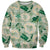 Aloha Hawaii Paniolo Mint Palaka Sweatshirt Coastal Rodeo - Polynesian Pride