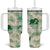 Aloha Hawaii Paniolo Mint Palaka Tumbler With Handle Coastal Rodeo - Polynesian Pride
