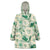 Aloha Hawaii Paniolo Mint Palaka Wearable Blanket Hoodie Coastal Rodeo - Polynesian Pride