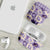 Aloha Hawaii Paniolo Lavender Palaka AirPods Case Coastal Rodeo - Polynesian Pride
