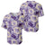 Aloha Hawaii Paniolo Lavender Palaka Baseball Jersey Coastal Rodeo - Polynesian Pride