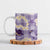 Aloha Hawaii Paniolo Lavender Palaka Ceramic Mug Coastal Rodeo - Polynesian Pride