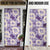 Aloha Hawaii Paniolo Lavender Palaka Door Cover Coastal Rodeo - Polynesian Pride