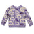 Aloha Hawaii Paniolo Lavender Palaka Kid Ugly Christmas Sweater Coastal Rodeo - Polynesian Pride