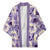 Aloha Hawaii Paniolo Lavender Palaka Kimono Coastal Rodeo - Polynesian Pride