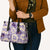 Aloha Hawaii Paniolo Lavender Palaka Leather Bag Coastal Rodeo - Polynesian Pride
