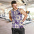 Aloha Hawaii Paniolo Lavender Palaka Men Tank Top Coastal Rodeo - Polynesian Pride