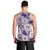 Aloha Hawaii Paniolo Lavender Palaka Men Tank Top Coastal Rodeo - Polynesian Pride