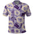 Aloha Hawaii Paniolo Lavender Palaka Polo Shirt Coastal Rodeo - Polynesian Pride