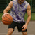 Aloha Hawaii Paniolo Lavender Palaka Sleeveless Hoodie Coastal Rodeo - Polynesian Pride