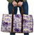 Aloha Hawaii Paniolo Lavender Palaka Travel Bag Coastal Rodeo - Polynesian Pride
