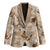 Aloha Hawaii Paniolo Khaki Palaka Blazer Coastal Rodeo - Polynesian Pride