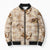 Aloha Hawaii Paniolo Khaki Palaka Bomber Puffer Jacket Coastal Rodeo - Polynesian Pride