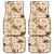 Aloha Hawaii Paniolo Khaki Palaka Car Mats Coastal Rodeo - Polynesian Pride