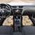 Aloha Hawaii Paniolo Khaki Palaka Car Mats Coastal Rodeo - Polynesian Pride