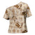 Aloha Hawaii Paniolo Khaki Palaka Cross Shoulder Shirt Coastal Rodeo - Polynesian Pride