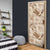 Aloha Hawaii Paniolo Khaki Palaka Door Cover Coastal Rodeo - Polynesian Pride