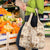 Aloha Hawaii Paniolo Khaki Palaka Grocery Bag Coastal Rodeo - Polynesian Pride