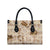 Aloha Hawaii Paniolo Khaki Palaka Leather Bag Coastal Rodeo - Polynesian Pride