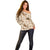 Aloha Hawaii Paniolo Khaki Palaka Off Shoulder Sweater Coastal Rodeo - Polynesian Pride