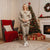 Aloha Hawaii Paniolo Khaki Palaka Christmas Pajama Set Coastal Rodeo - Polynesian Pride