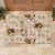 Aloha Hawaii Paniolo Khaki Palaka Rubber Doormat Coastal Rodeo - Polynesian Pride