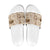 Aloha Hawaii Paniolo Khaki Palaka Slide Sandals Coastal Rodeo - Polynesian Pride