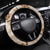 Aloha Hawaii Paniolo Khaki Palaka Steering Wheel Cover Coastal Rodeo - Polynesian Pride