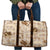 Aloha Hawaii Paniolo Khaki Palaka Travel Bag Coastal Rodeo - Polynesian Pride