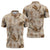 Aloha Hawaii Paniolo Khaki Palaka Zipper Polo Shirt Coastal Rodeo - Polynesian Pride