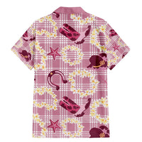 Aloha Hawaii Paniolo Lokelani Rose Palaka Family Matching Mermaid Dress and Hawaiian Shirt Coastal Rodeo - Polynesian Pride