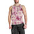 Aloha Hawaii Paniolo Lokelani Rose Palaka Men Tank Top Coastal Rodeo - Polynesian Pride