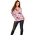 Aloha Hawaii Paniolo Lokelani Rose Palaka Off Shoulder Sweater Coastal Rodeo - Polynesian Pride