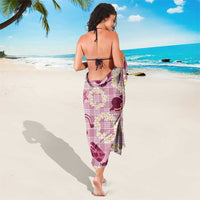 Aloha Hawaii Paniolo Lokelani Rose Palaka Sarong Coastal Rodeo - Polynesian Pride
