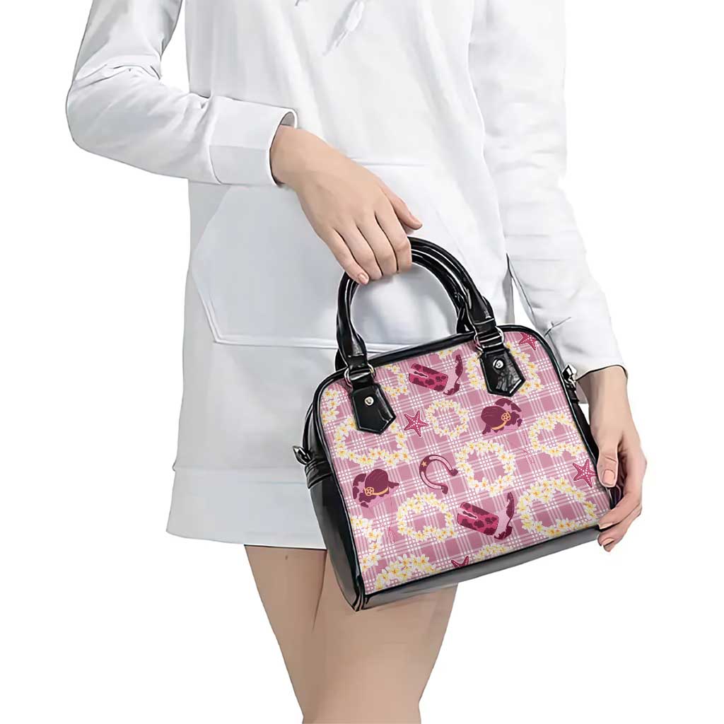 Aloha Hawaii Paniolo Lokelani Rose Palaka Shoulder Handbag Coastal Rodeo - Polynesian Pride