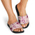 Aloha Hawaii Paniolo Lokelani Rose Palaka Slide Sandals Coastal Rodeo - Polynesian Pride