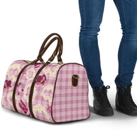 Aloha Hawaii Paniolo Lokelani Rose Palaka Travel Bag Coastal Rodeo - Polynesian Pride