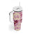 Aloha Hawaii Paniolo Lokelani Rose Palaka Tumbler With Handle Coastal Rodeo - Polynesian Pride