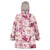 Aloha Hawaii Paniolo Lokelani Rose Palaka Wearable Blanket Hoodie Coastal Rodeo - Polynesian Pride