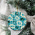 Aloha Hawaii Paniolo Teal Palaka Ceramic Ornament Coastal Rodeo - Polynesian Pride