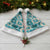 Aloha Hawaii Paniolo Teal Palaka Christmas Santa Hat Coastal Rodeo - Polynesian Pride